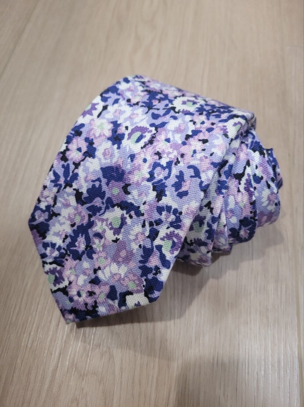 Charles Tyrwhitt Floral Print Tie 60/40 Cotton/Silk